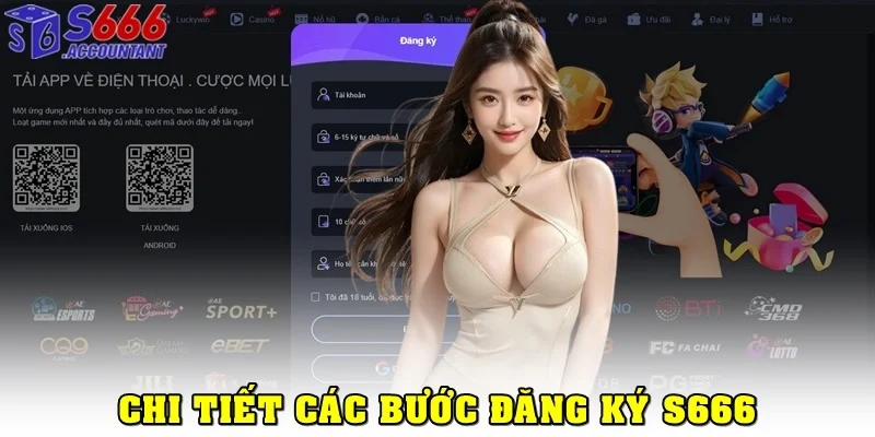 Chi tiết các bước đăng ký S666 mới nhất 2025
